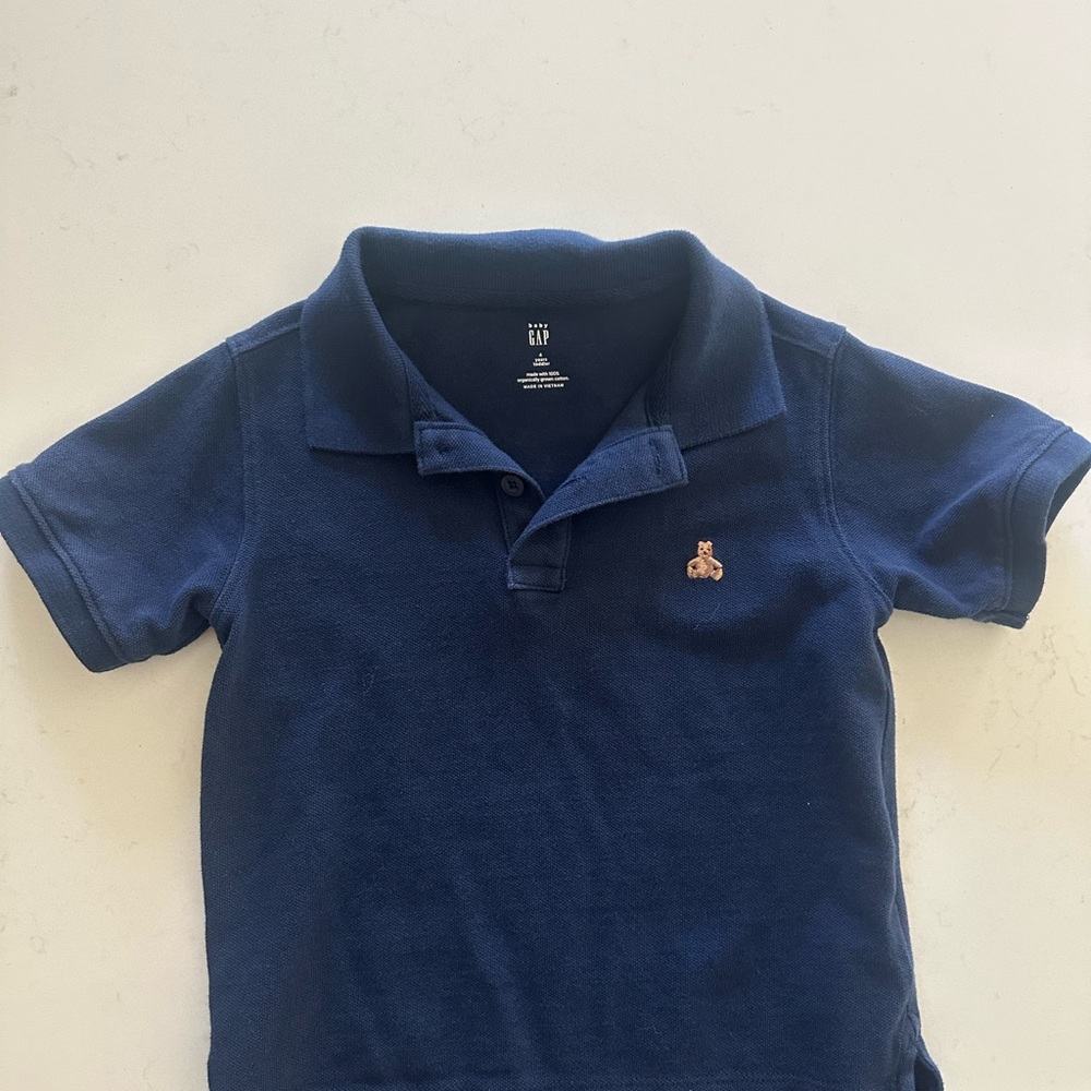 GAP Kids Classic Navy Polo Shirt